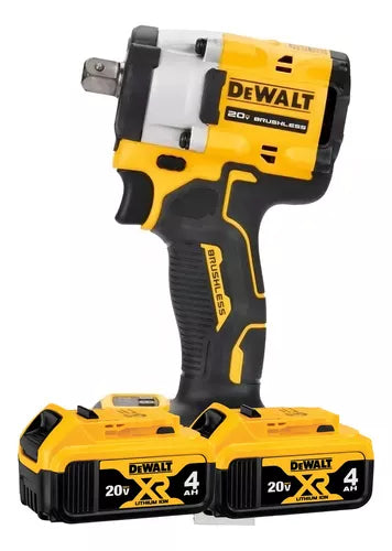 Chave de Impacto Atomic 13mm Dewalt Modelo DCF922B Sem Fio com 4 Velocidades Acompanha 2 Baterias 20V