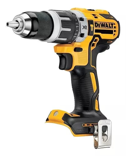 Furadeira e Parafusadeira Dewalt Amarelo/Preto Sem Fio 13mm, Modelo ‎DCD796B, Furadeira de Impacto 20V 460w Íon de Litio, Brushless, Bivolt