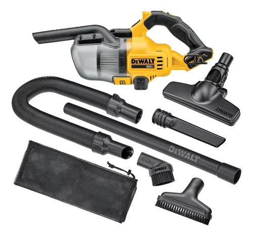 Aspirador de Pó Portátil Dewalt DCV501HB Acompanha 6 Acessórios 20V (Sem Bateria)