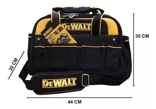 Mala de ferramentas Dewalt, modelo DWST82928-LA, espaçosa, bolsa de ferramentas resistente à água, com 37 compartimentos